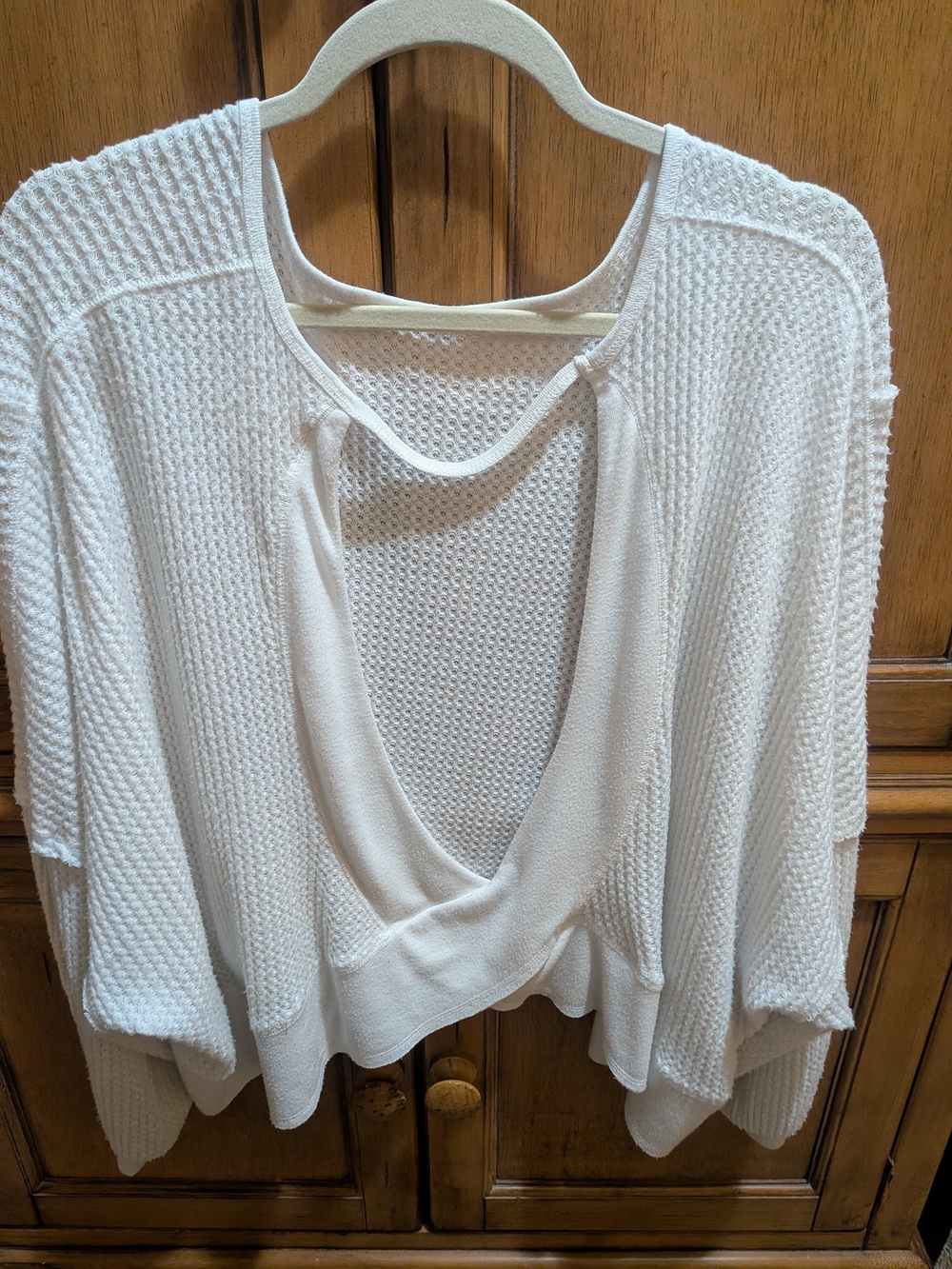 We The Free-  Ivory Open-Back Women's Sweater